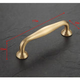 Max Pure Copper Kitchen Cabinet Handle Pull Furniture Door Drawer Puller A-96mm - Aladdin Shoppers