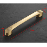 Max Pure Copper Kitchen Cabinet Handle Pull Furniture Door Drawer Puller C-128mm - Aladdin Shoppers