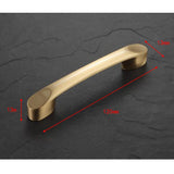 Max Pure Copper Kitchen Cabinet Handle Pull Furniture Door Drawer Puller C-96mm - Aladdin Shoppers