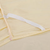 Max Pure Cotton 16inch Lace Ruffle Bed Skirt with Platform Beige-150x200cm - Aladdin Shoppers