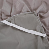 Max Pure Cotton 16inch Lace Ruffle Bed Skirt with Platform Grey-150x200cm - Aladdin Shoppers