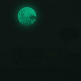 Max PVC Globe Earth Forest Animal Wallpaper Sticker Mural Panel Glow in Dark Green - Aladdin Shoppers