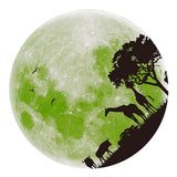 Max PVC Globe Earth Forest Animal Wallpaper Sticker Mural Panel Glow in Dark Green - Aladdin Shoppers