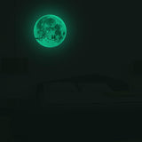 Max PVC Globe Earth Forest Animal Wallpaper Sticker Mural Panel Glow in Dark Grey - Aladdin Shoppers