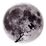 Max PVC Globe Earth Forest Animal Wallpaper Sticker Mural Panel Glow in Dark Grey - Aladdin Shoppers