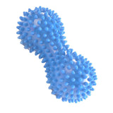 Max PVC Hollow Peanut Massage Ball Hand Grip Ball Stress Reliever Ball Blue - Aladdin Shoppers