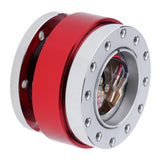 Max Quick Release Snap Off Hub Adapter for 6 Hole Steering Wheel Red