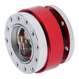 Max Quick Release Snap Off Hub Adapter for 6 Hole Steering Wheel Red - Aladdin Shoppers