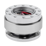 Max Quick Release Snap Off Hub Adapter for 6 Hole Steering Wheel Silver - Aladdin Shoppers