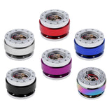 Max Quick Release Snap Off Hub Adapter for 6 Hole Steering Wheel Silver - Aladdin Shoppers