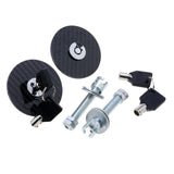Max Racing Mount Bonnet Hood Pins Latch Key Locking Kit Carbon Black Universal - Aladdin Shoppers