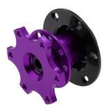 Max Racing Quick Release Snap Off Hub Adapter for 6-hole Steering Wheel Purple - Aladdin Shoppers