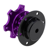 Max Racing Quick Release Snap Off Hub Adapter for 6-hole Steering Wheel Purple - Aladdin Shoppers