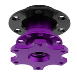 Max Racing Quick Release Snap Off Hub Adapter for 6-hole Steering Wheel Purple - Aladdin Shoppers