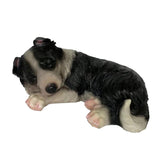 Max Realistic Sheepdog Puppy Figurines Detailed Cute Puppy Figures Hand-Painted Dog Figurines Toys Christmas Birthday Gift for Kids Toddlers - Aladdin Shoppers