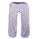 Max Removable Cover Maternity Pregnancy Body U Shape Pillowcase Grey - Aladdin Shoppers