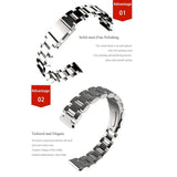 Max Replacement Band Metal Bracelet Wristband for Xiaomi Band 3 Rose Gold - Aladdin Shoppers