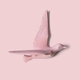 Max Resin 3D Handmade Flying Seagull Bird Crafts Wall Art Hanging Decor Pink C - Aladdin Shoppers