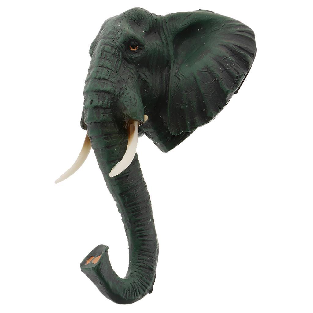 Max Resin Animal Wall Hanger Hook for Hanging Clothes, Goods, Decor Elephant - Aladdin Shoppers