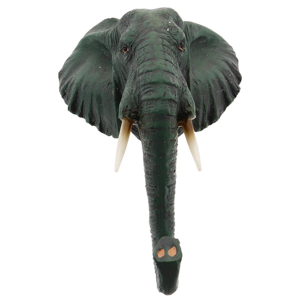 Max Resin Animal Wall Hanger Hook for Hanging Clothes, Goods, Decor Elephant - Aladdin Shoppers