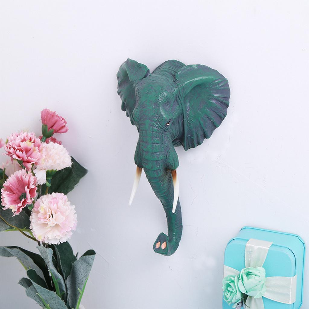 Max Resin Animal Wall Hanger Hook for Hanging Clothes, Goods, Decor Elephant - Aladdin Shoppers