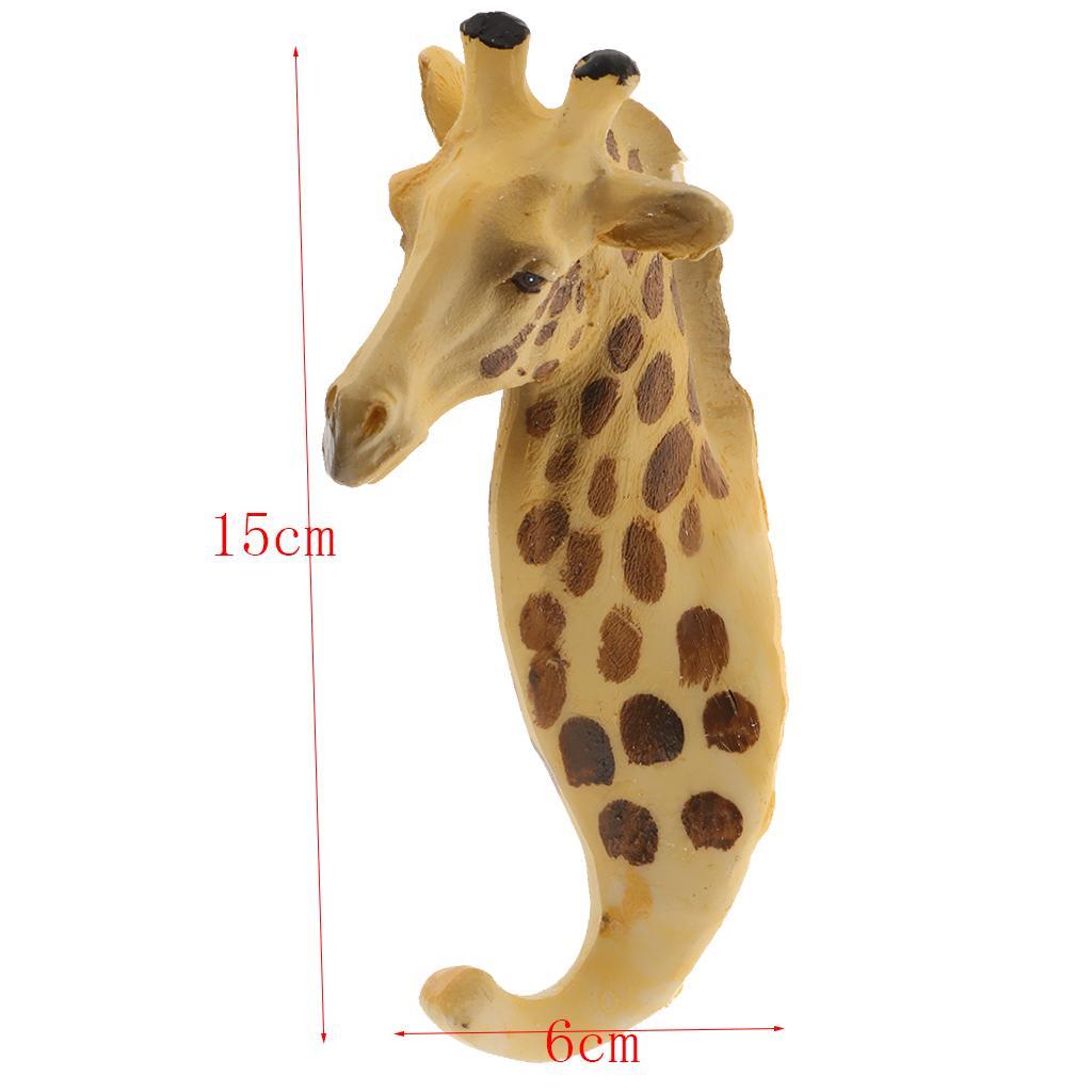 Max Resin Animal Wall Hanger Hook for Hanging Clothes, Goods, Decor Giraffe - Aladdin Shoppers