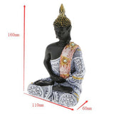 Max Resin Southeast Asian Buddha Statues Joss Buddha Decoration Crafts Blue B - Aladdin Shoppers