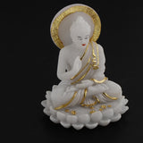 Max Resin Southeast Asian Buddha Statues Ornaments White - Aladdin Shoppers