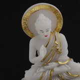 Max Resin Southeast Asian Buddha Statues Ornaments White - Aladdin Shoppers