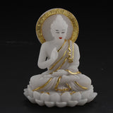 Max Resin Southeast Asian Buddha Statues Ornaments White - Aladdin Shoppers