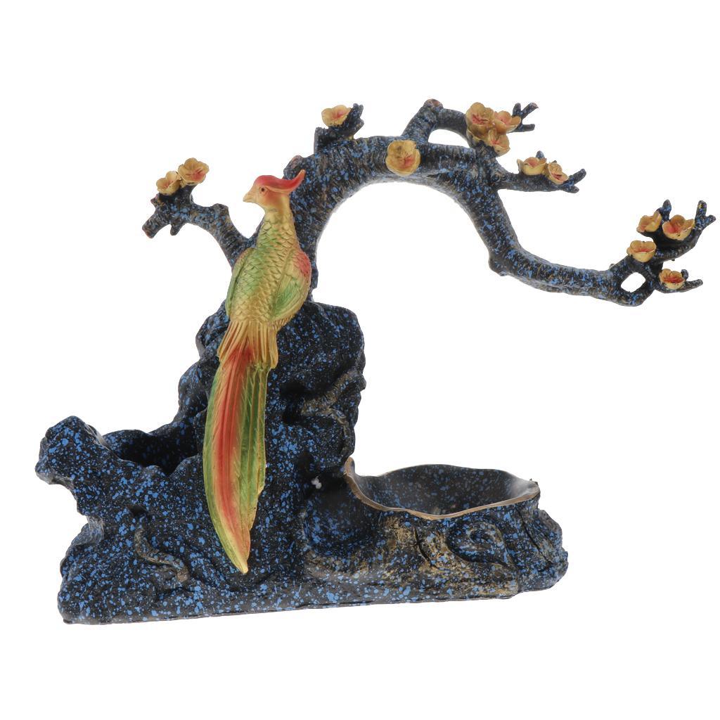 Max Resin Wine Rack Branches Birds Decor Wine Storage Shelf for Cabinet Blue - Aladdin Shoppers
