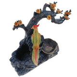Max Resin Wine Rack Branches Birds Decor Wine Storage Shelf for Cabinet Blue - Aladdin Shoppers