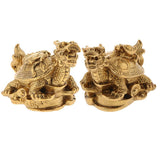 Max Retro Feng Shui Dragon Tortoise Statue Figurine Lucky Wealth Ornament Turtle - Aladdin Shoppers