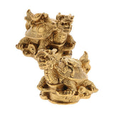 Max Retro Feng Shui Dragon Tortoise Statue Figurine Lucky Wealth Ornament Turtle - Aladdin Shoppers