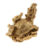Max Retro Feng Shui Dragon Tortoise Statue Figurine Lucky Wealth Ornament Turtle - Aladdin Shoppers