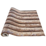 Max Retro Wood Grain Striped Tree Pattern Wallpaper Background Brown - Aladdin Shoppers