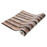 Max Retro Wood Grain Striped Tree Pattern Wallpaper Background Brown - Aladdin Shoppers