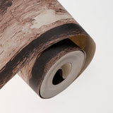 Max Retro Wood Grain Striped Tree Pattern Wallpaper Background Brown - Aladdin Shoppers