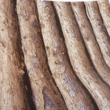 Max Retro Wood Grain Striped Tree Pattern Wallpaper Background Brown - Aladdin Shoppers