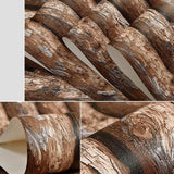 Max Retro Wood Grain Striped Tree Pattern Wallpaper Background Red Oak - Aladdin Shoppers