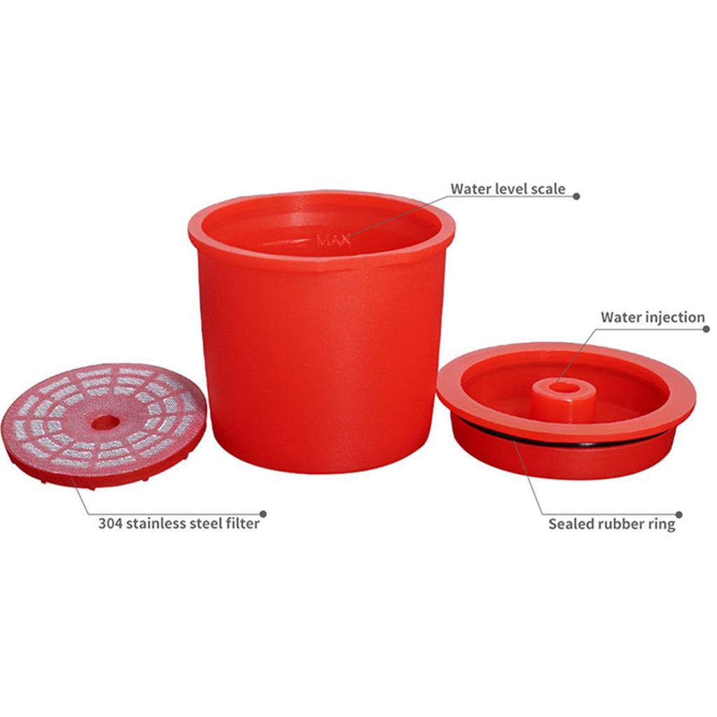 Max Reusable Coffee Filter Capsule Refillable Cups For illy Iperespresso Red - Aladdin Shoppers