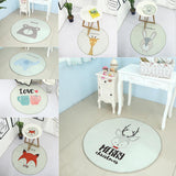Max Round Baby Crawling Mat Activity Gym Play Mat Picnic Carpet Doormat Deer - Aladdin Shoppers