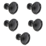 Max Round Cabinet Knob Drawer Handle Furniture Hardware Zinc Alloy Black - Aladdin Shoppers