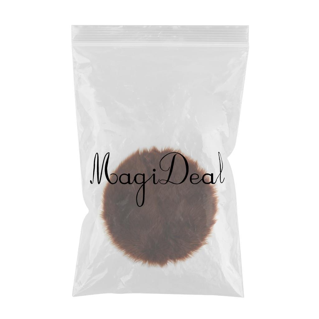 Max Round Fake Wool Shaggy Rug Carpet Floor Mat for Home Decor Coffee - Aladdin Shoppers