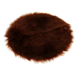 Max Round Fake Wool Shaggy Rug Carpet Floor Mat for Home Decor Coffee - Aladdin Shoppers