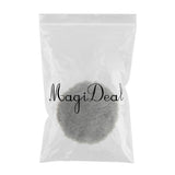 Max Round Fake Wool Shaggy Rug Carpet Floor Mat for Home Decor Gray - Aladdin Shoppers