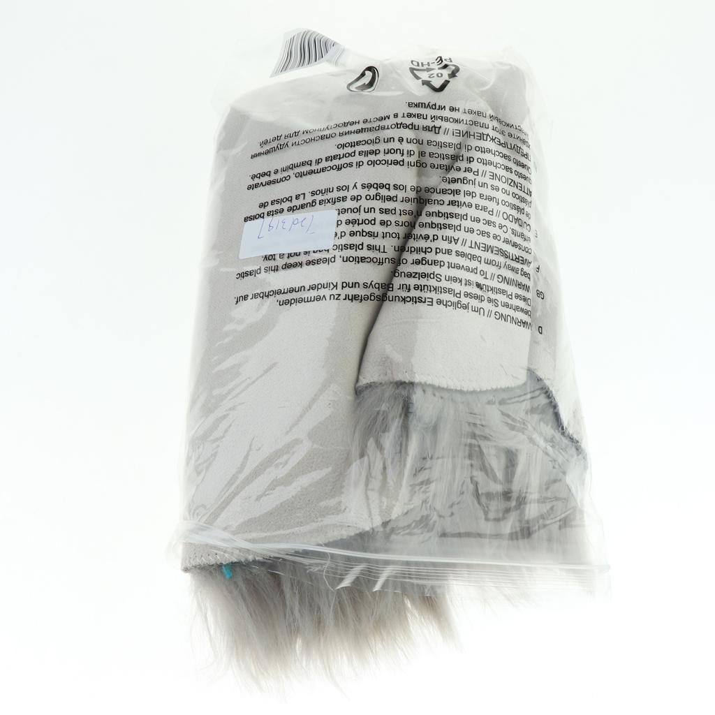 Max Round Fake Wool Shaggy Rug Carpet Floor Mat for Home Decor Gray - Aladdin Shoppers