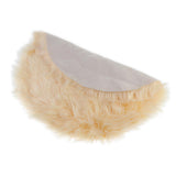 Max Round Fake Wool Shaggy Rug Carpet Floor Mat for Home Decor Light Beige - Aladdin Shoppers