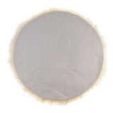 Max Round Fake Wool Shaggy Rug Carpet Floor Mat for Home Decor Light Beige - Aladdin Shoppers