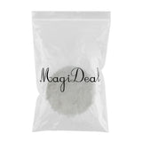 Max Round Fake Wool Shaggy Rug Carpet Floor Mat for Home Decor White Black Tip - Aladdin Shoppers
